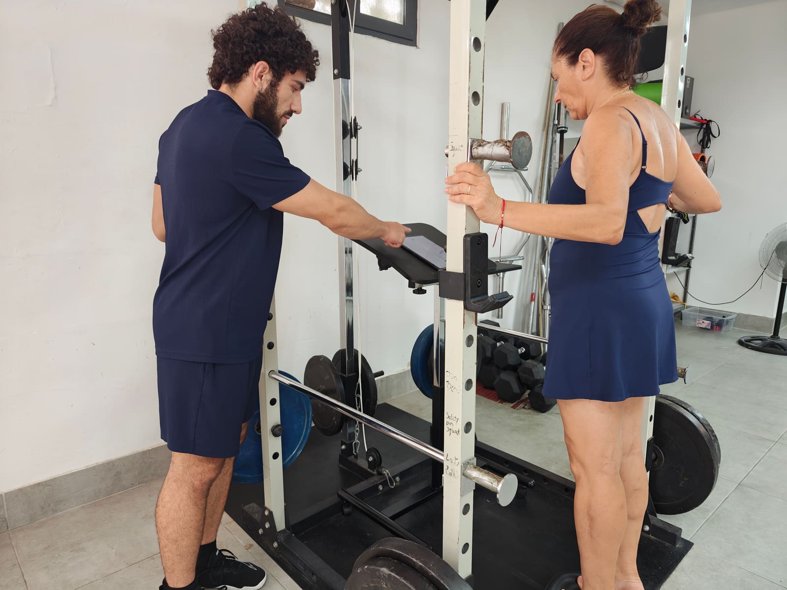 Talking a client through a rack setup